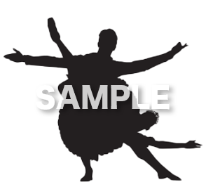 バレリーナシルエット1