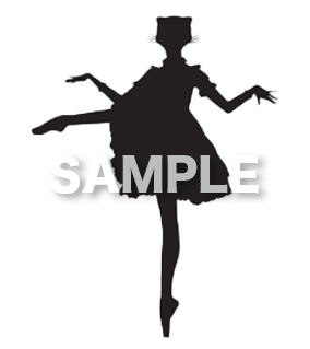 バレリーナシルエット5